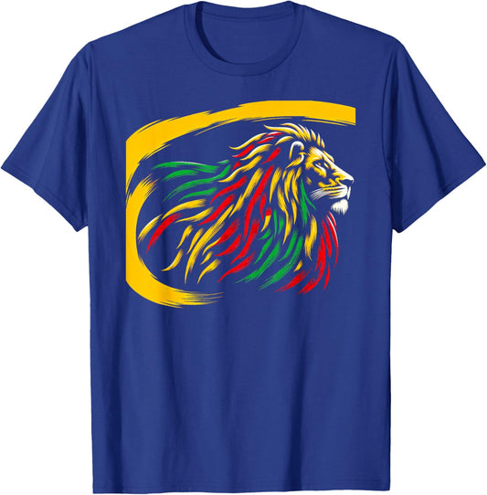 Epic Rasta Lion T-Shirt - T-Shirt | Royal