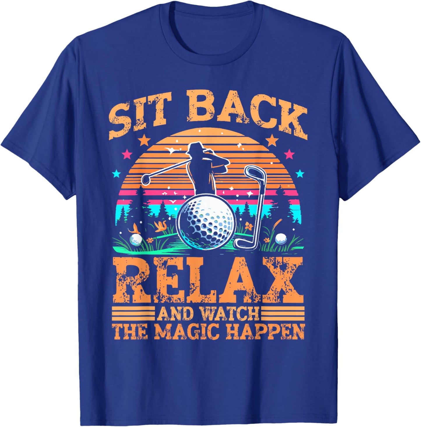 Funny Golf Player T-Shirt - T-Shirt | Royal