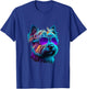 Abstract Cairn Terrier Dog Lovers Retro Multicolor Cartoon Cairn Terrier Dogs Cairn Terriers T-Shirt - T-Shirt | Royal