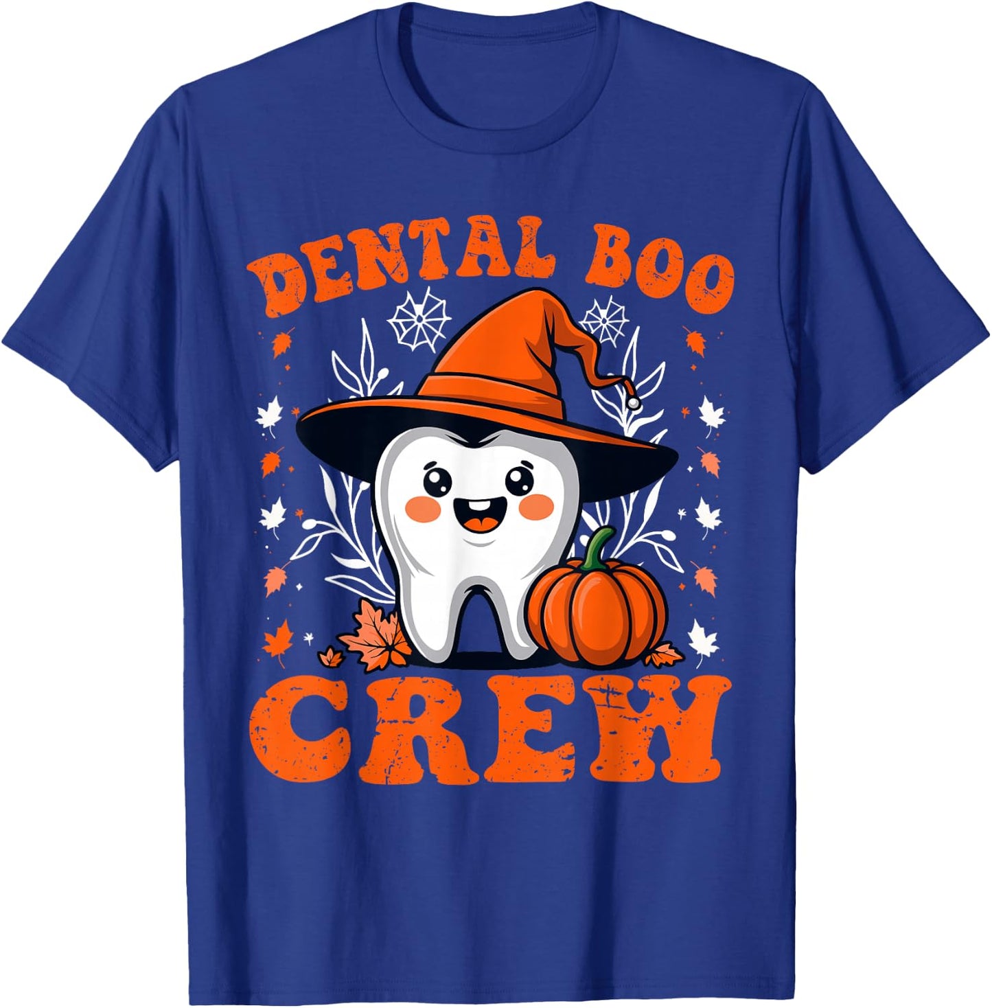 Halloween Dental Boo Crew Dentist Costume Teeth Women Men T-Shirt - T-Shirt | Royal