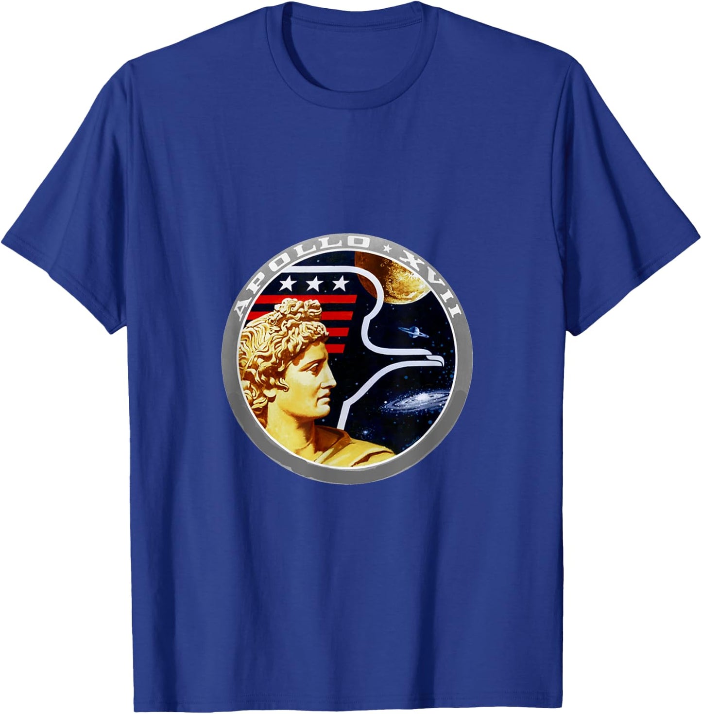 NASA Apollo 17 Apollo's 50th Anniversary T-Shirt - T-Shirt | Royal