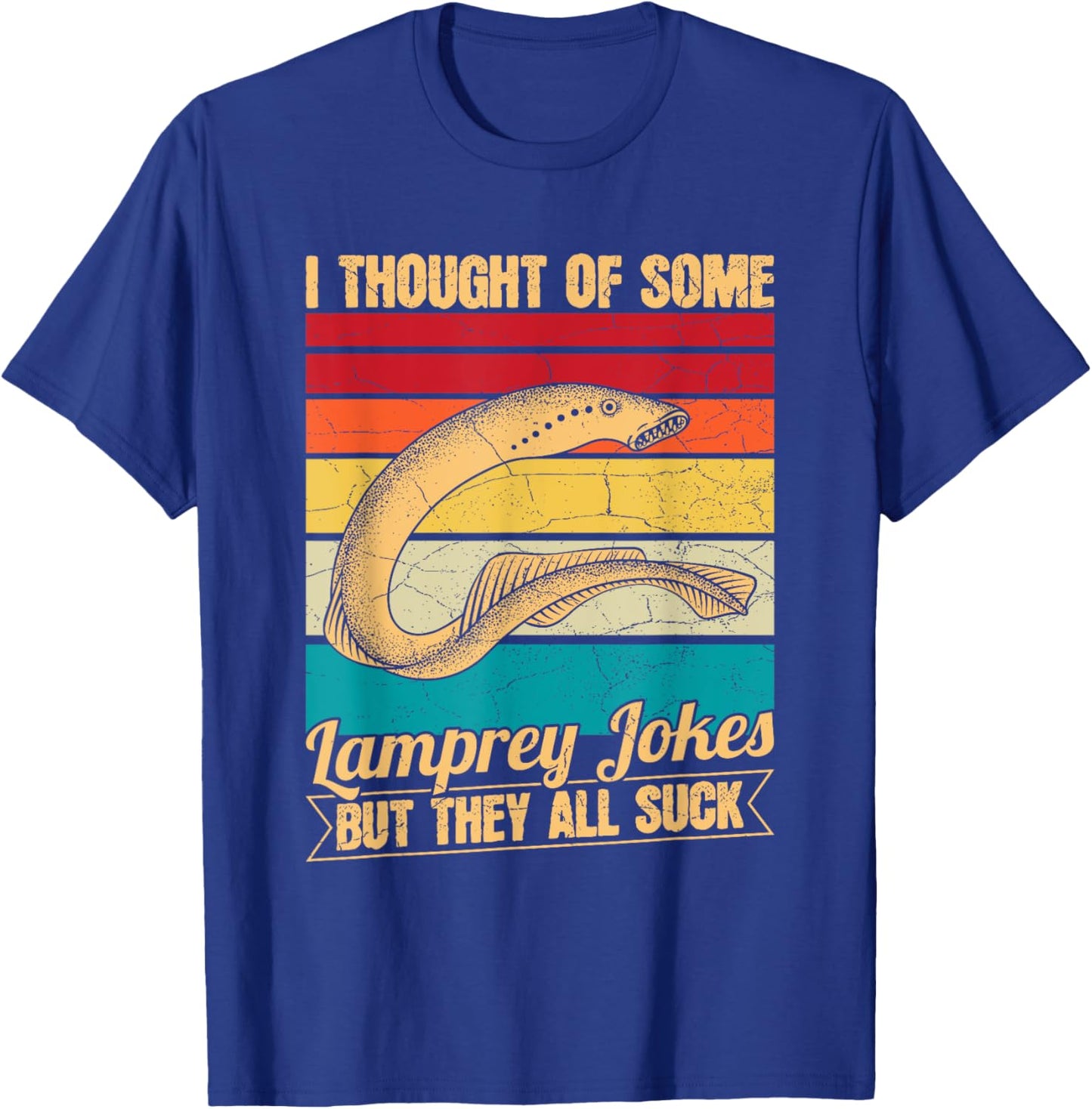 Sea Lamprey Fish Design for a Lamprey fan T-Shirt - T-Shirt | Royal