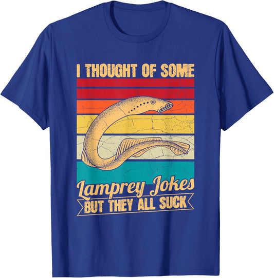 Sea Lamprey Fish Design for a Lamprey fan T-Shirt - T-Shirt | Royal