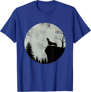 Dachshund Teckel Doxie Wiener Dog yowl yelp at full moon Women Kids T-Shirt - T-Shirt | Royal