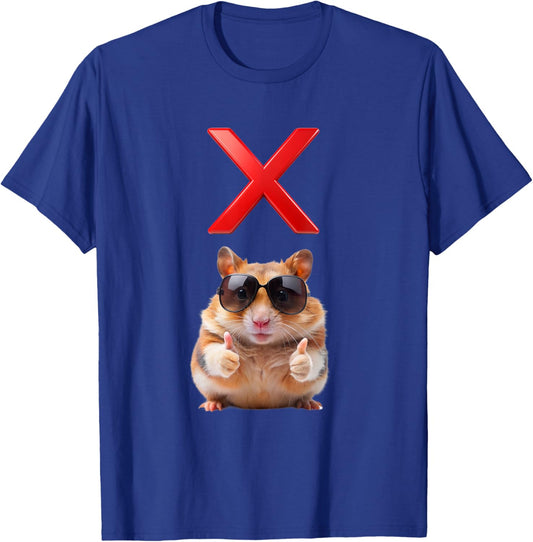 X Hamster für Leute die Witzig sind und gerne Lachen T-Shirt - T-Shirt | Royal