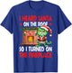 Grumpy Hates Santa Pun Fireplace Christmas Cat T-Shirt - T-Shirt | Royal