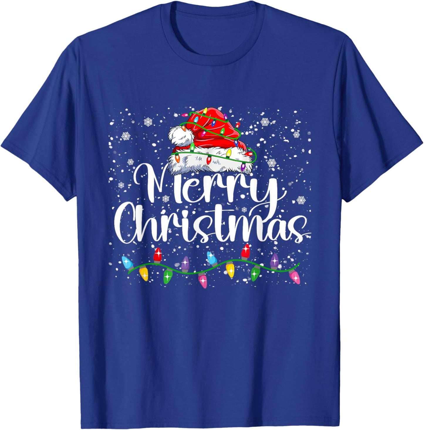 Merry Christmas Family Funny Christmas Women Men Xmas Kids T-Shirt - T-Shirt | Royal
