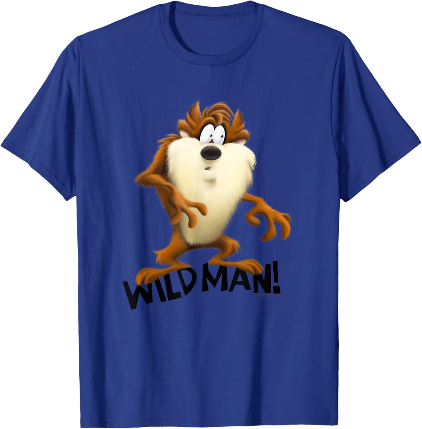 Looney Tunes Taz Wild Man T-Shirt - T-Shirt | Royal
