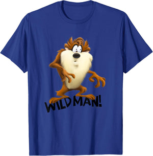 Looney Tunes Taz Wild Man T-Shirt - T-Shirt | Royal