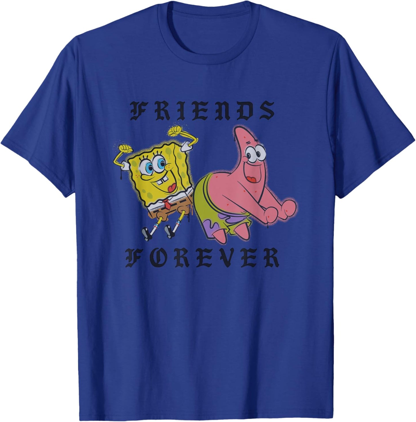 Spongebob Squarepants Friends Forever Cute Duo T-Shirt - T-Shirt | Royal