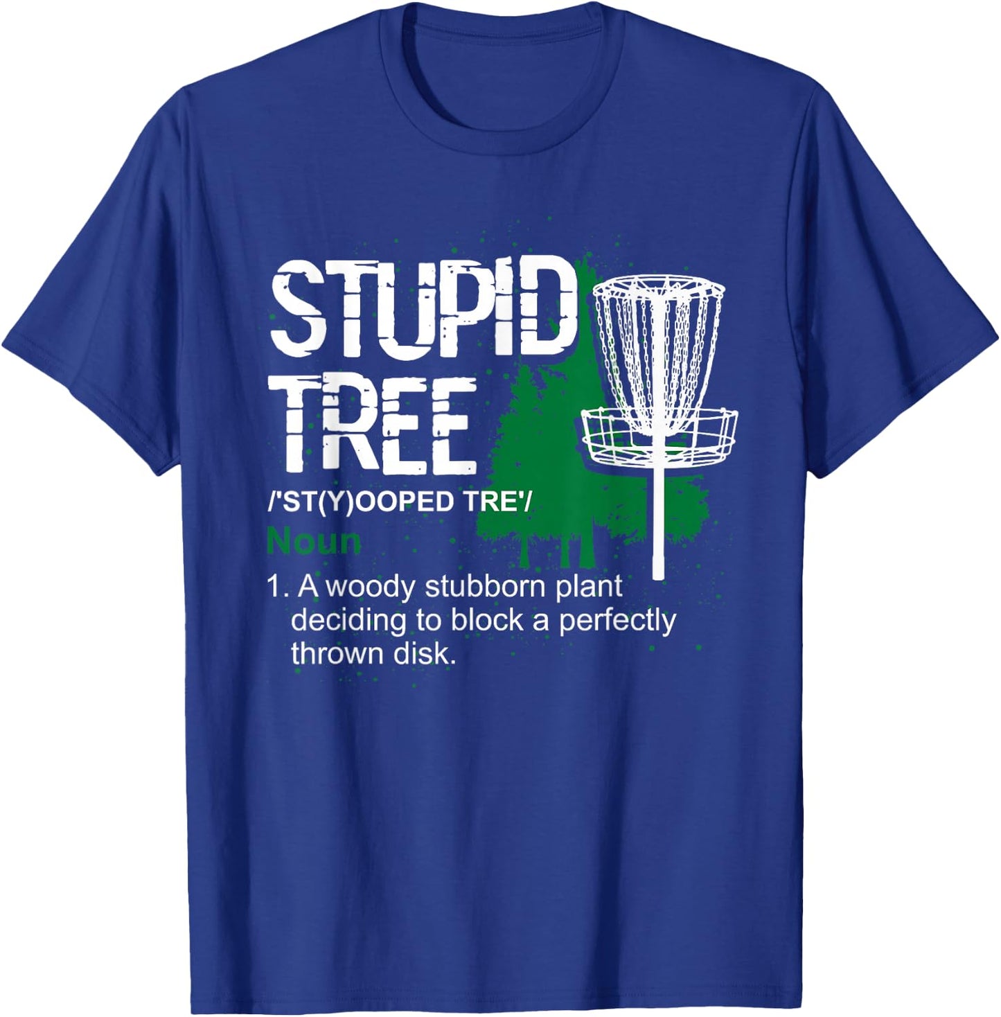 Funny Disc Golfer Hobby Sports Gift Disc Golf T-Shirt - T-Shirt | Royal