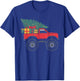 Boys Monster Truck Christmas Tree Xmas Squad Kids Toddler T-Shirt - T-Shirt | Royal