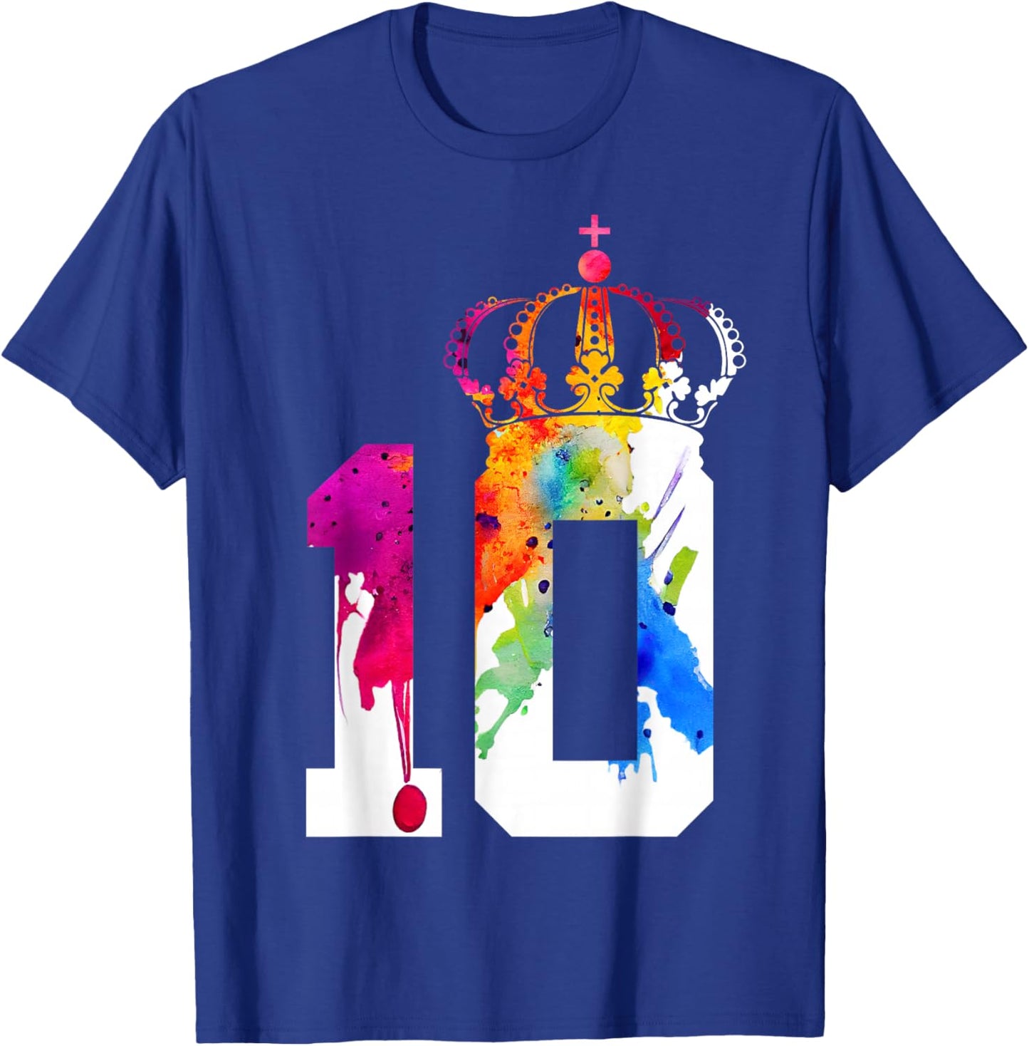 Queen 10 Years King 10th Birthday T-Shirt - T-Shirt | Royal