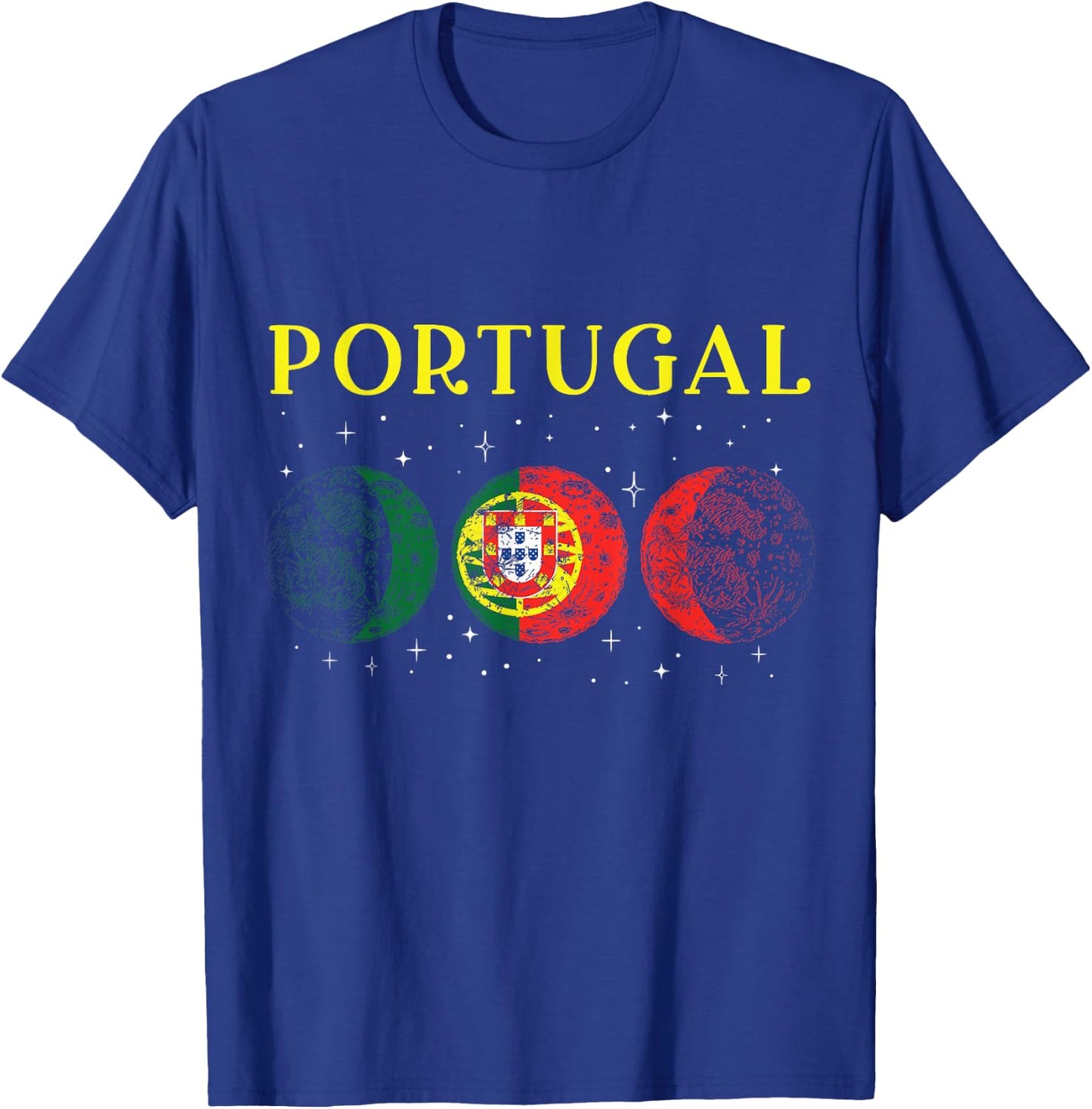 Proud Portuguese Retro Portugal Flag T-Shirt - T-Shirt | Royal