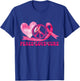 Peace Love Cure Pink Ribbon Cancer Breast Awareness T-Shirt - T-Shirt | Royal