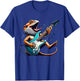 Rock Bearded Dragon Playing Guitar,Lizard Bearded Rock&Roll T-Shirt - T-Shirt | Royal