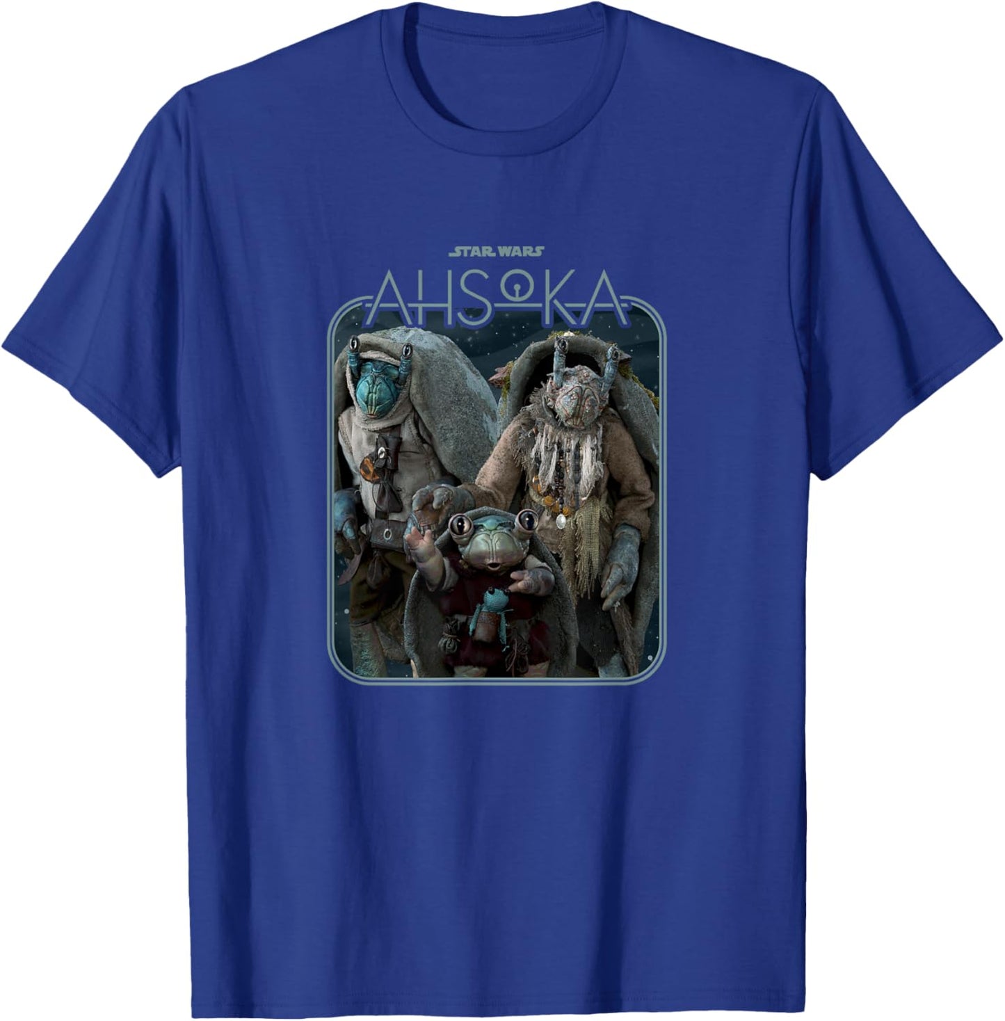 Star Wars: Ahsoka The Noti Group Shot Big Chest Portrait T-Shirt - T-Shirt | Royal