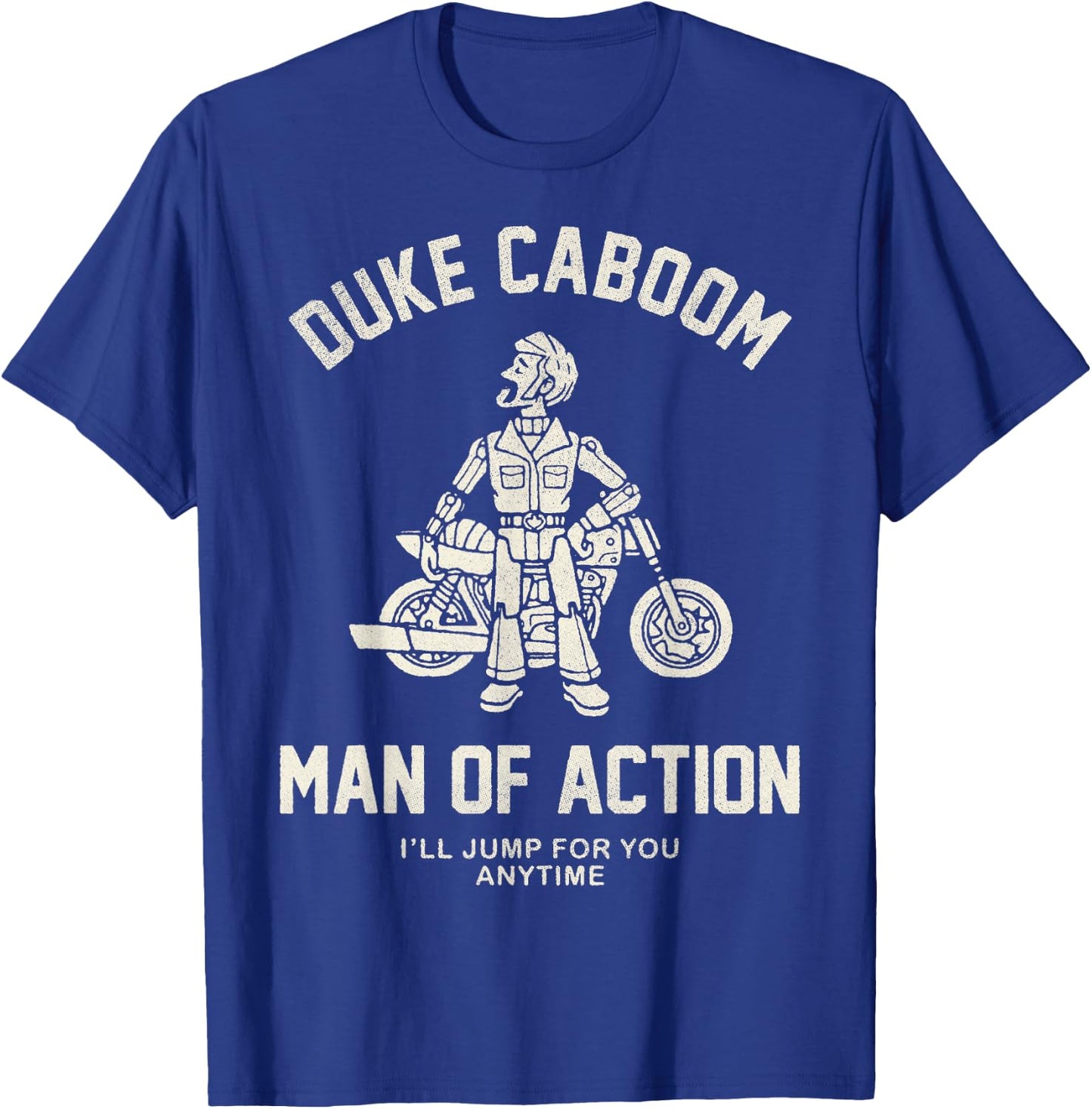 Disney Pixar Toy Story Duke Caboom Man of Action T-Shirt - T-Shirt | Royal