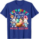 Bunny's Favorite Medical Assistant Job Team Easter Bunnies T-Shirt - T-Shirt | Royal
