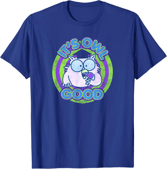 Tootsie Roll Pop It's Owl Good Logo T-Shirt - T-Shirt | Royal