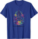 Embrace Inner Peace - Yoga & Meditation Inspired Artwork T-Shirt - T-Shirt | Royal