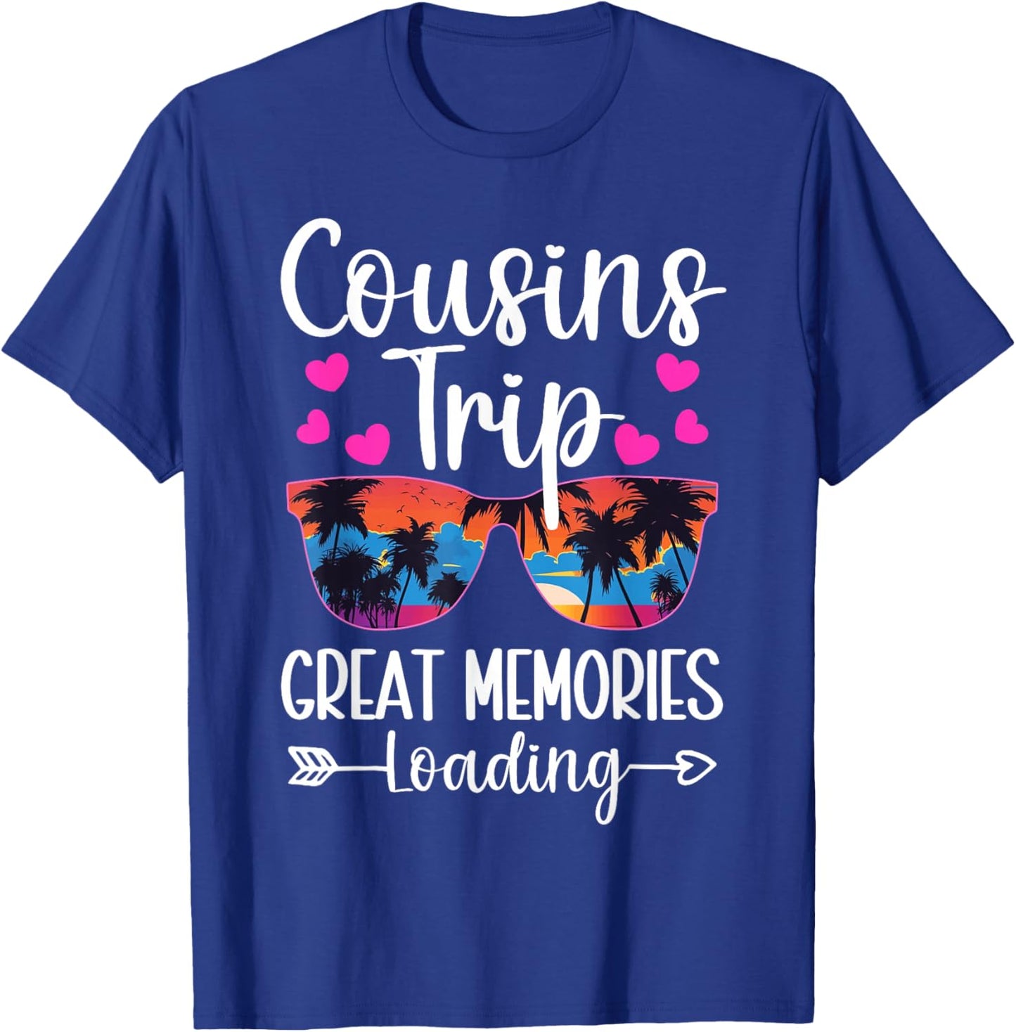 Kids Cousin Cruise Summer Vacation Memories Trip Cousin Crew T-Shirt - T-Shirt | Royal