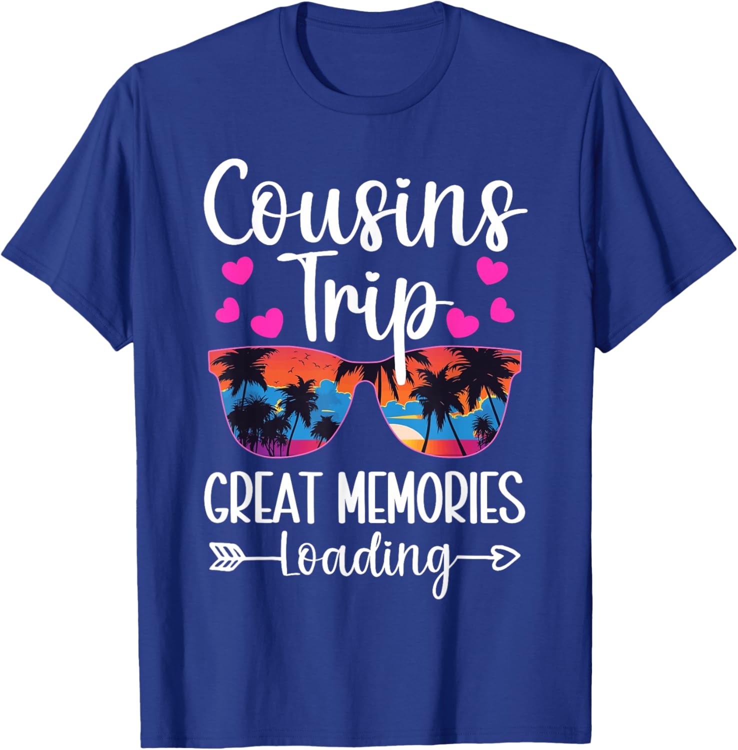 Kids Cousin Cruise Summer Vacation Memories Trip Cousin Crew T-Shirt - T-Shirt | Royal
