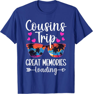 Kids Cousin Cruise Summer Vacation Memories Trip Cousin Crew T-Shirt - T-Shirt | Royal