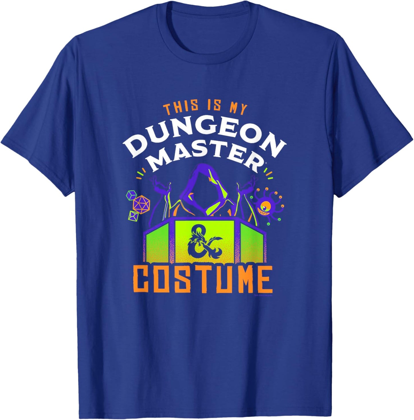 Dungeons & Dragons Halloween My Dungeon Master Costume T-Shirt - T-Shirt | Royal