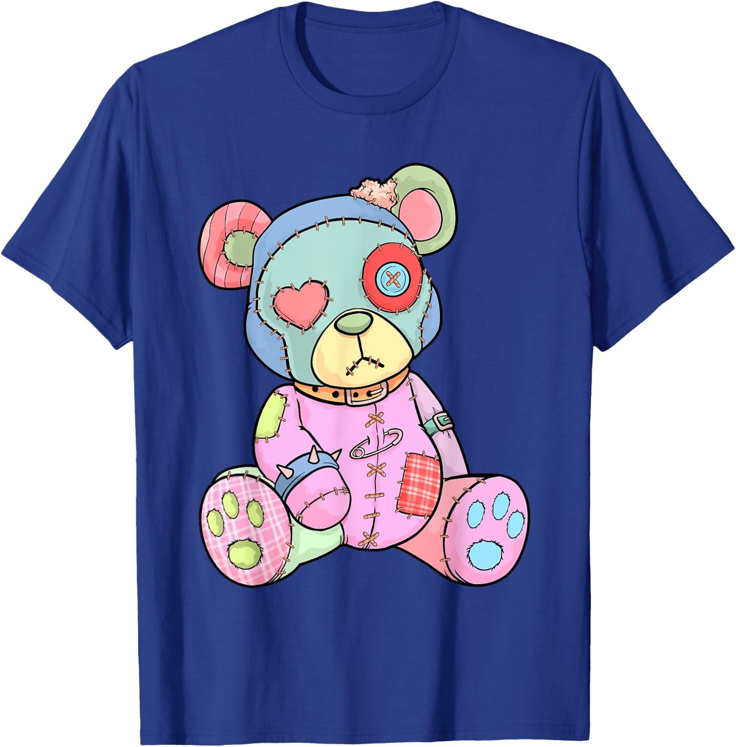 Pastel Goth Teddy Bear Japanese Anime Kawaii Menhera Small T-Shirt - T-Shirt | Royal