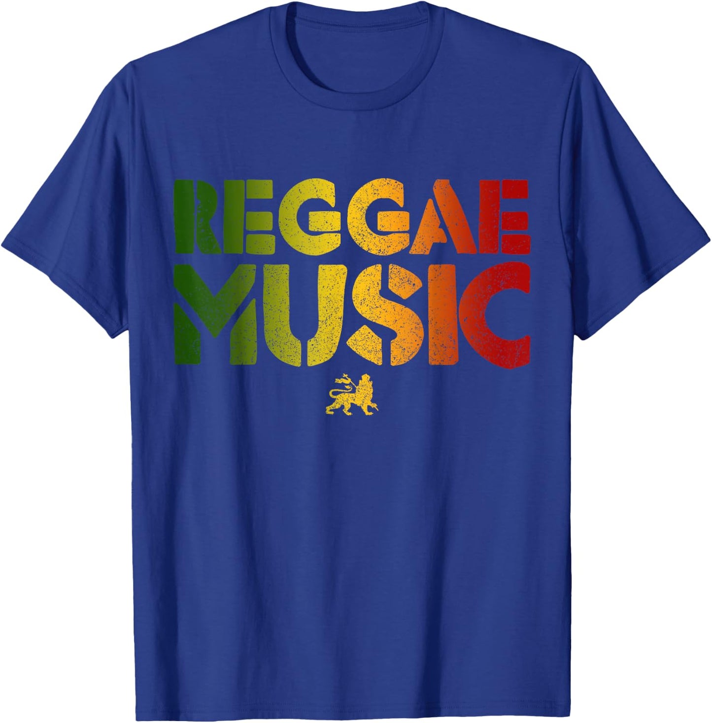 Reggae Music Rastafari Rasta Jamaica Gift T-Shirt - T-Shirt | Royal