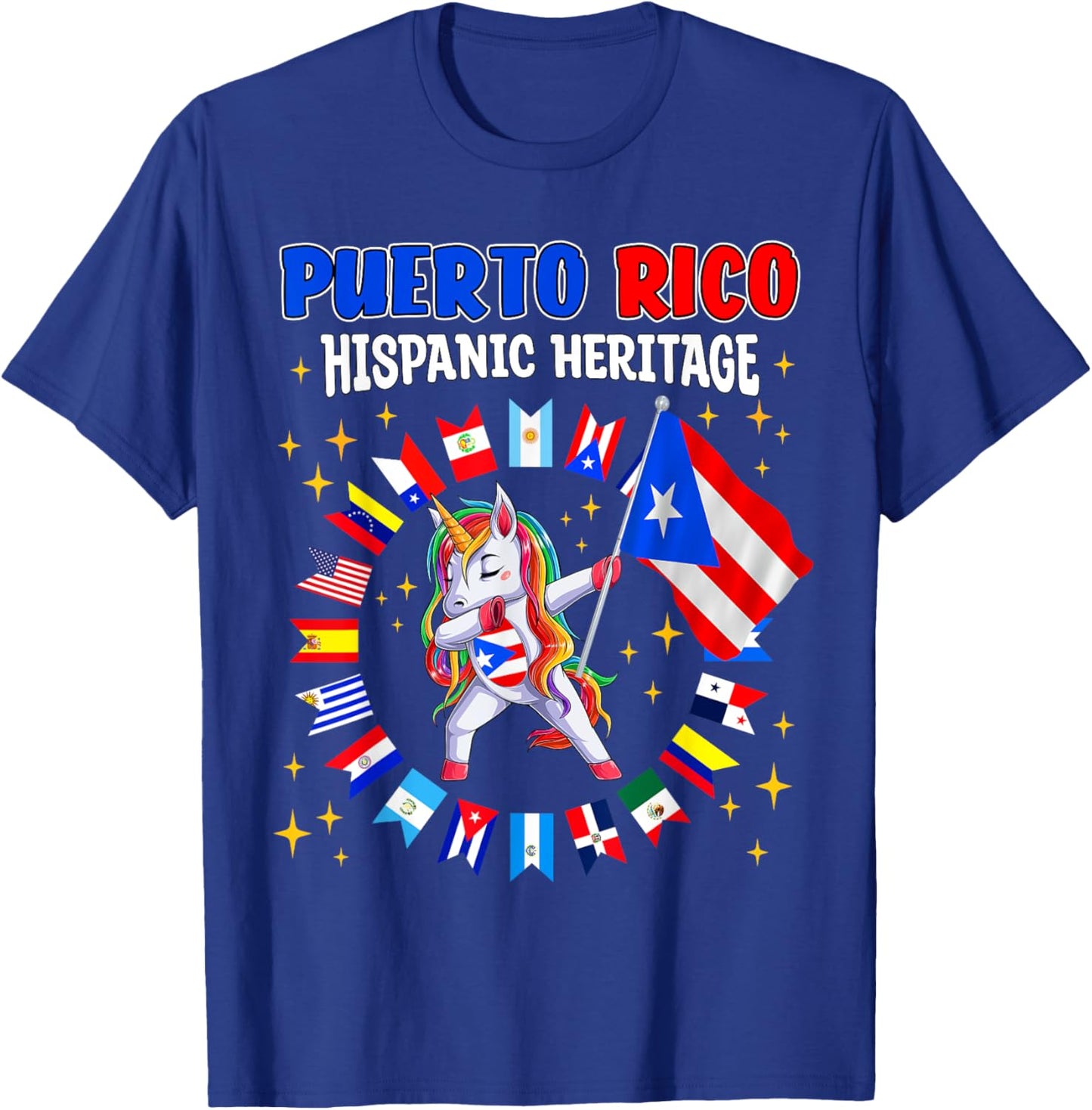 Hispanic Heritage Month Puerto Rico kids boys girls toddler T-Shirt - T-Shirt | Royal