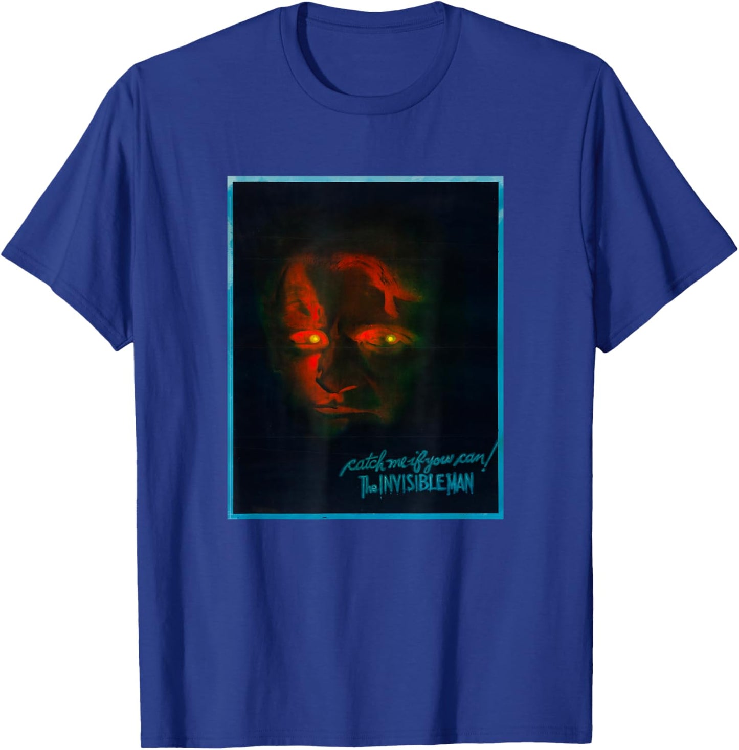The Invisible Man H.G. Wells Cinema Poster T-Shirt - T-Shirt | Royal