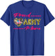 Proud Army Mom - Camo US Flag Dog Tags Military Mother Gift T-Shirt - T-Shirt | Royal