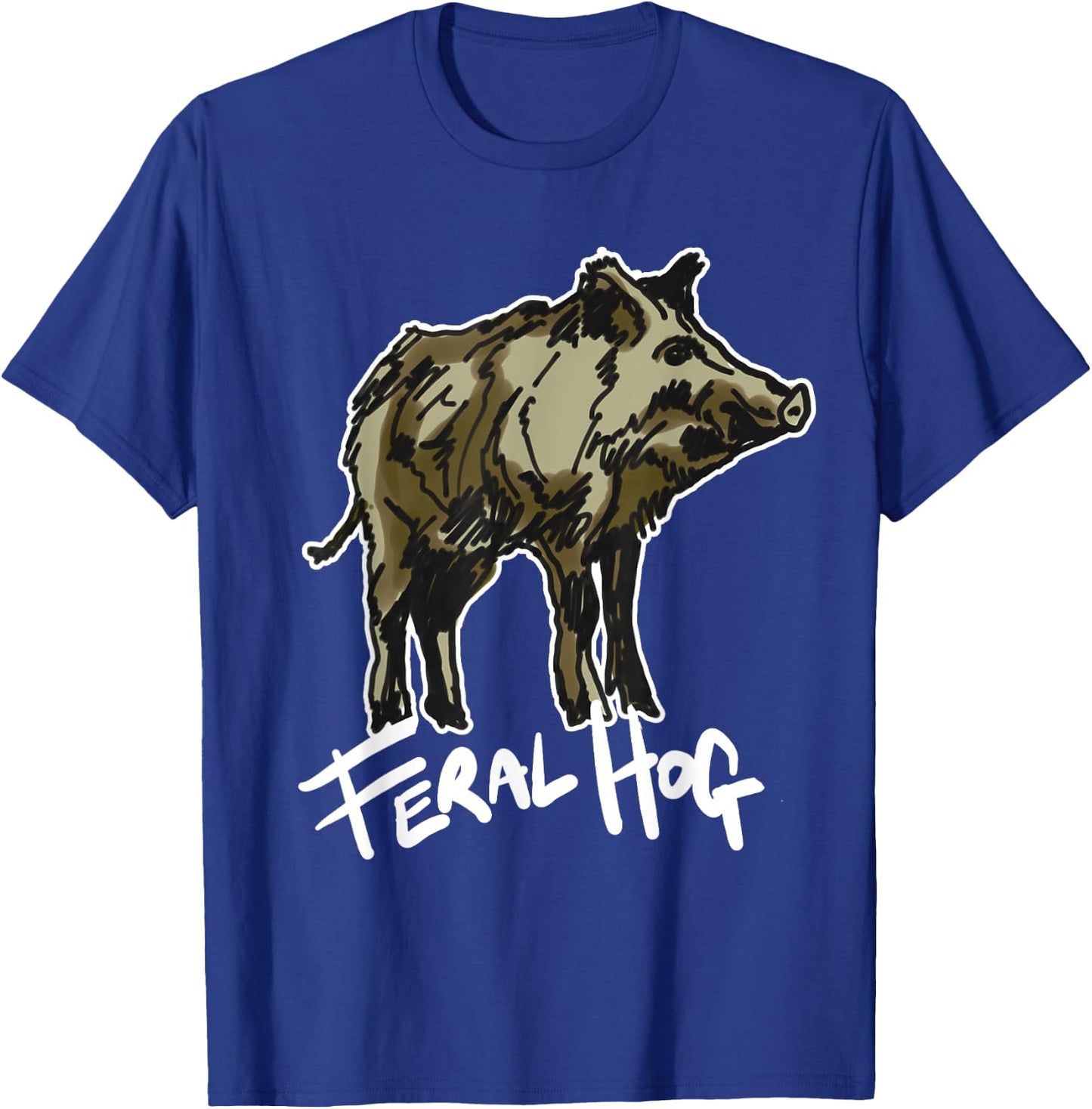 Feral Hog Meme T-Shirt - T-Shirt | Royal