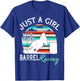 Serape Sunset Horse Barrel Racing Western Rodeo Cowgirl T-Shirt - T-Shirt | Royal