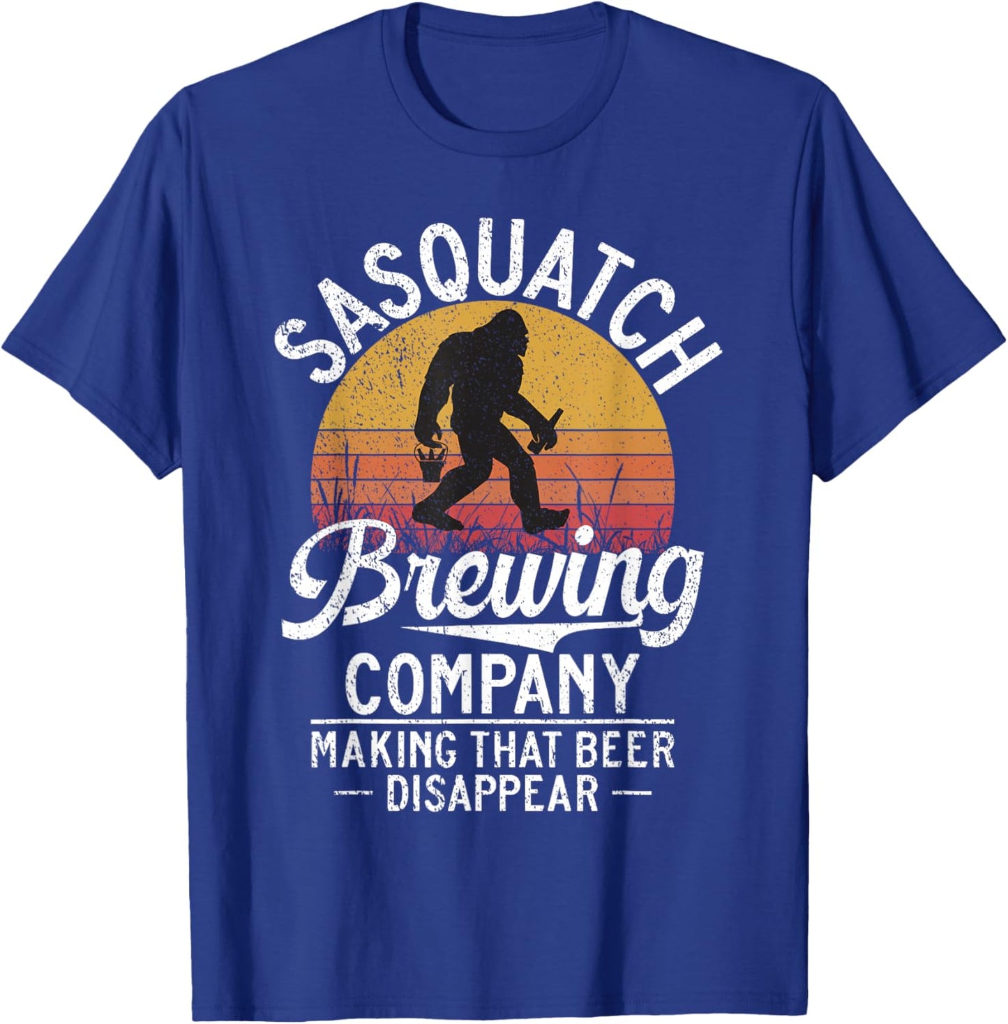 Sasquatch Bigfoot Brewing Beer T-Shirt - T-Shirt | Royal