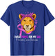 I Wear Purple For My Dad Pancreatic Cancer Awareness T-Shirt - T-Shirt | Royal