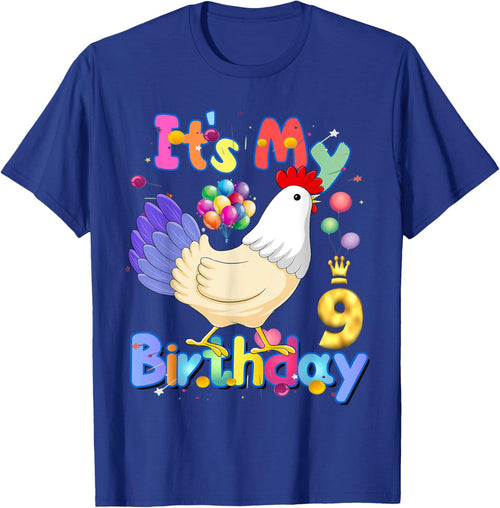It's My Birthday 9 Chicken for Girls Chicken Dabbing Party