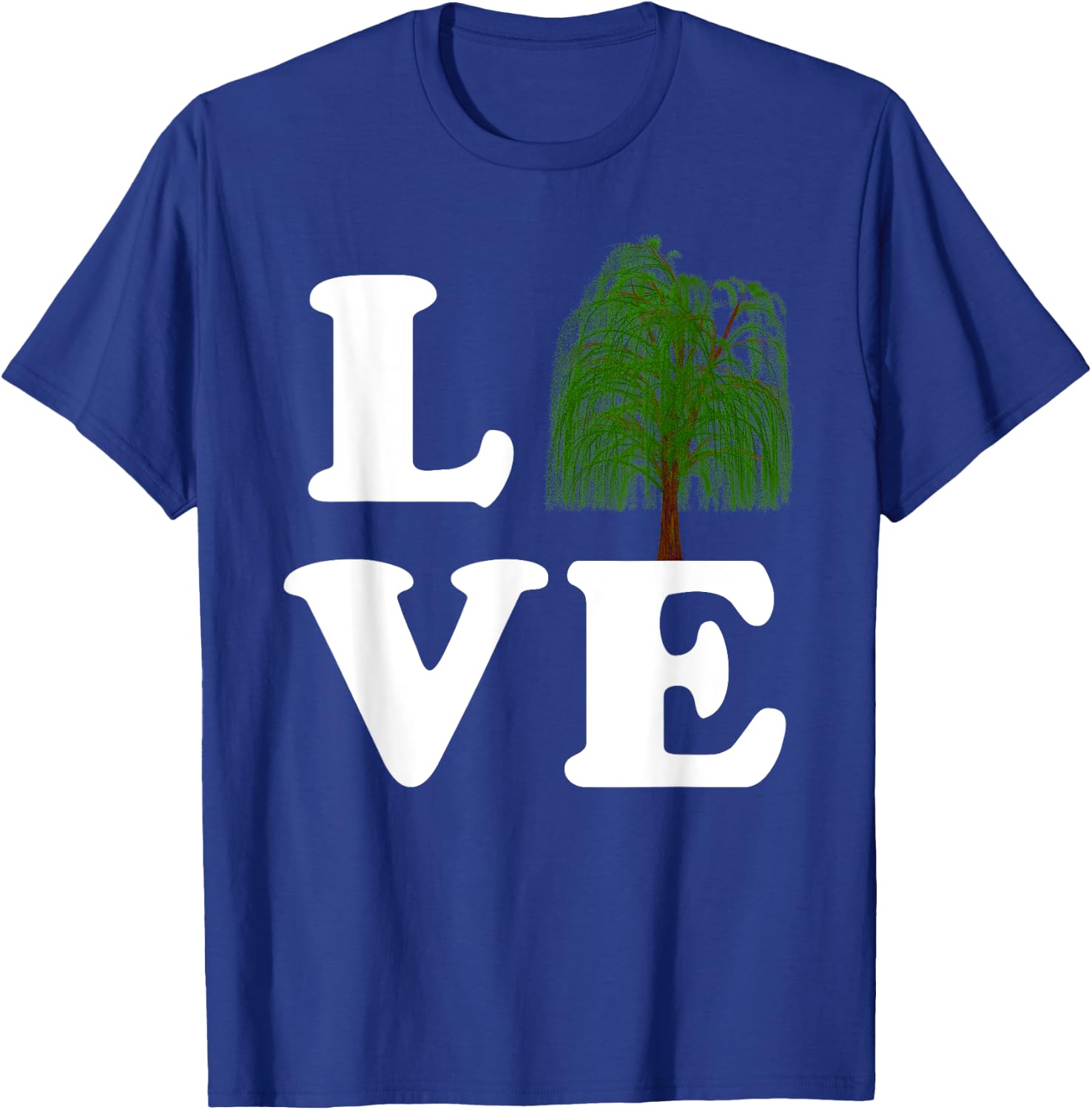 Love Trees Shirt Earth Day Weeping Willow Women Men Kids T-Shirt - T-Shirt | Royal