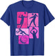 Volleyball Mom Life Player Women Teen Girls Game Day Pink T-Shirt - T-Shirt | Royal