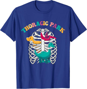 Thoracic Park Pediatric Nurse Dinosaurs Nursing School Women T-Shirt - T-Shirt | Royal