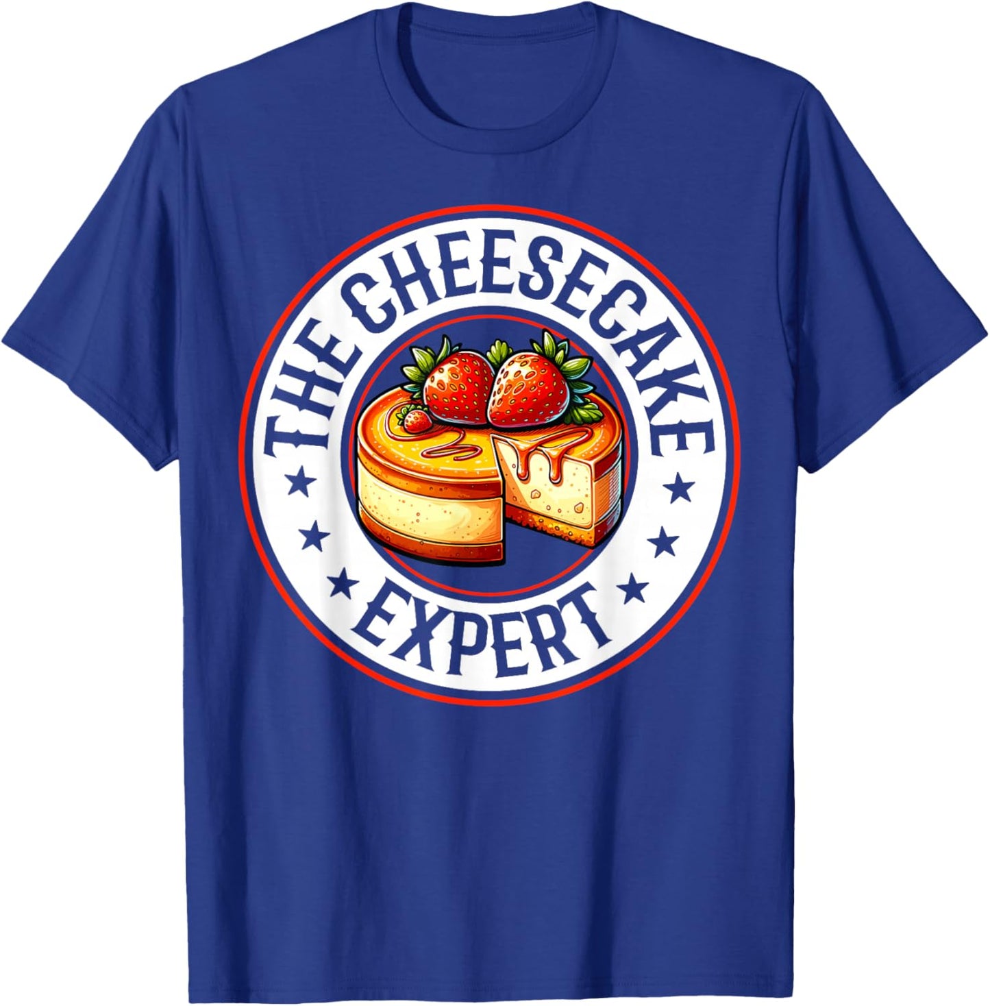 Funny Cheesecake Chef - the Cheesecake Expert T-Shirt - T-Shirt | Royal