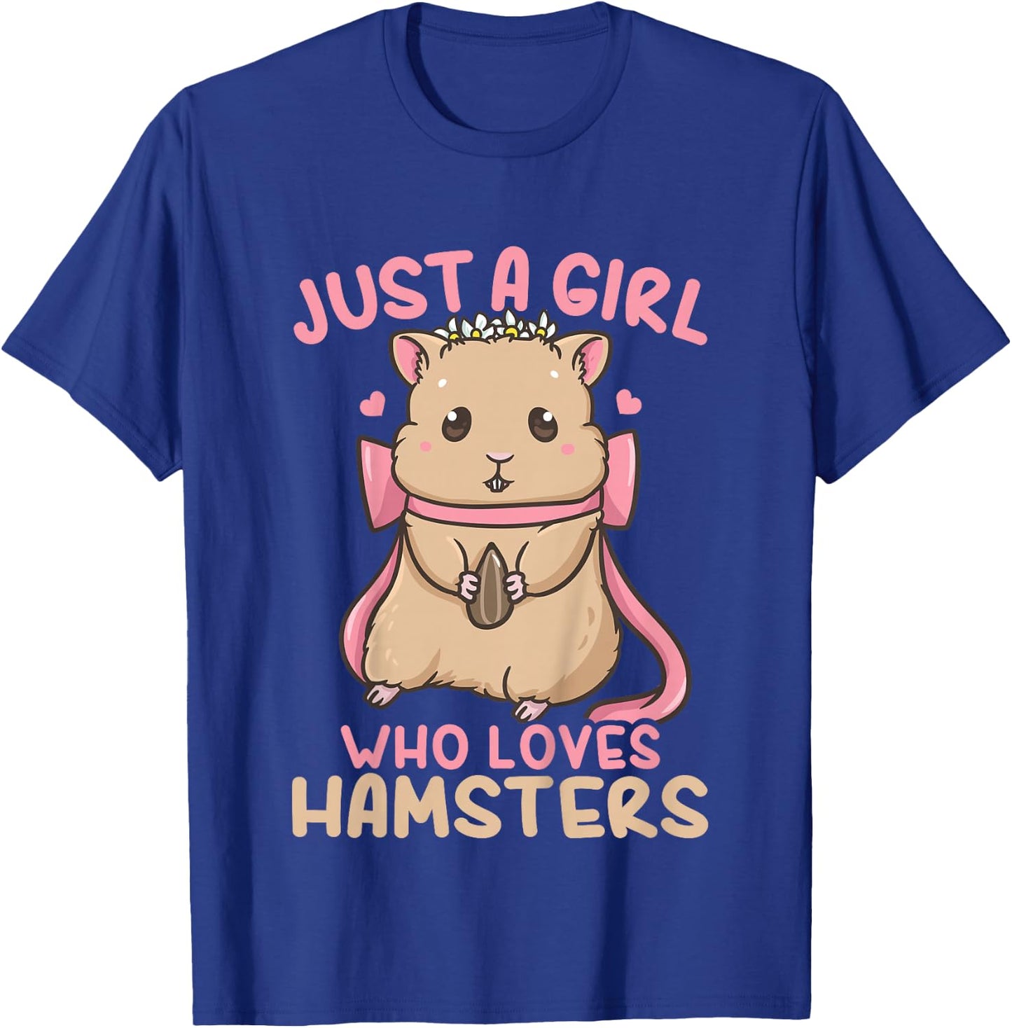 Kids Hamster Just A Girl Who Loves Hamsters T-Shirt - T-Shirt | Royal
