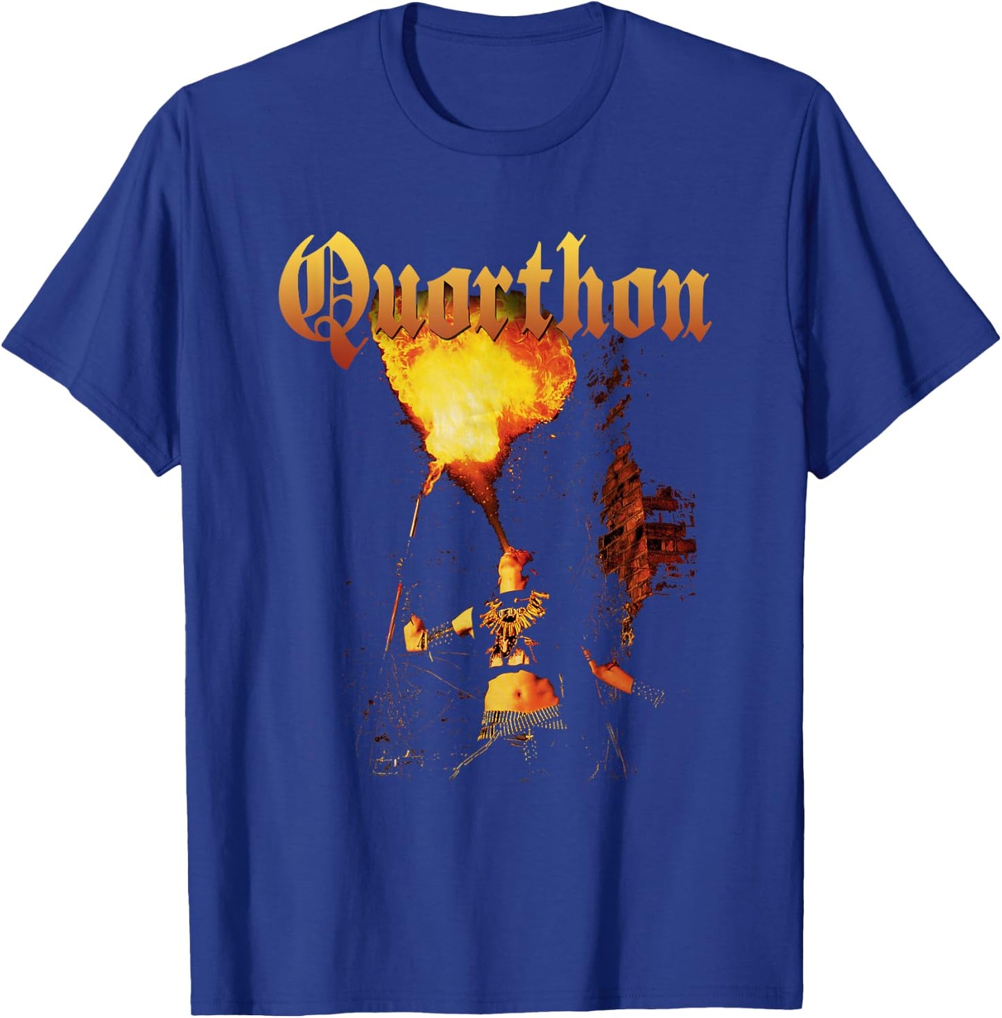 Quarthon - Bathory Flames - Official Merchandise T-Shirt - T-Shirt | Royal