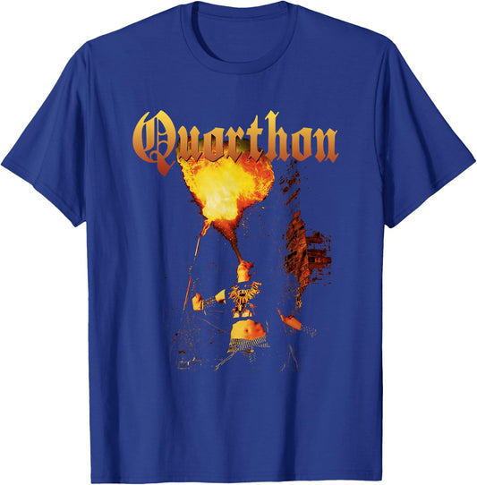 Quarthon - Bathory Flames - Official Merchandise T-Shirt - T-Shirt | Royal