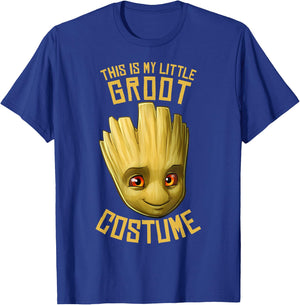 Marvel GOTG This is My Little Groot Costume Halloween T-Shirt - T-Shirt | Royal