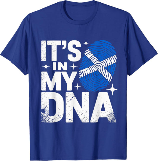 It's in My DNA Scottish Flag Scotland T-Shirt - T-Shirt | Royal