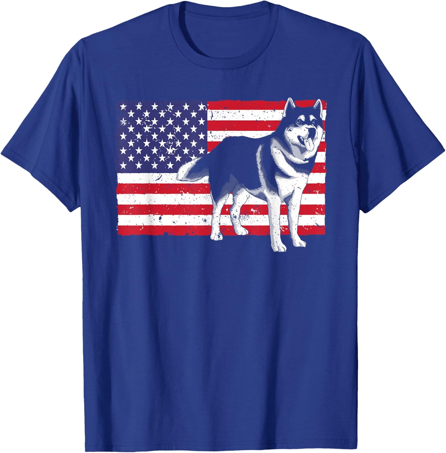 Husky Design Women Siberian Husky Dog Husky Lover T-Shirt - T-Shirt | Royal