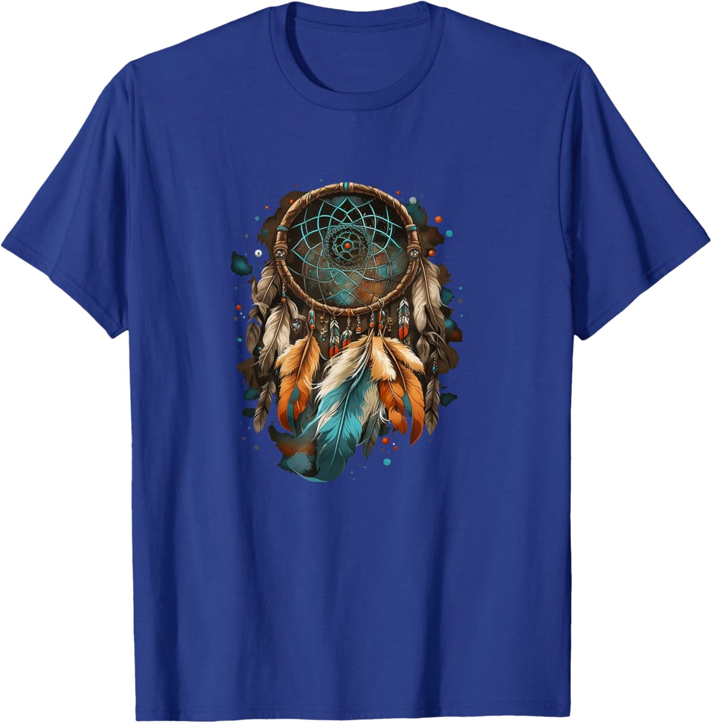 Native American Dreamcatcher Indian Design T-Shirt - T-Shirt | Royal